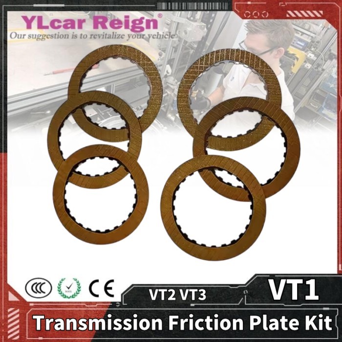 VT1 VT2 VT3 CVT Auto Transmission Clutch Plates Friction Plate Discs Rebuild Repair Kit For BMW MIN