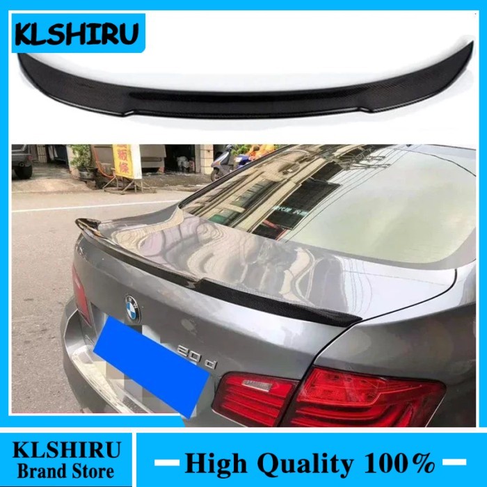 Car Spoiler For BMW 5 Series F10/F10 M5 CS Style Real carbon fiber material Rear Spoiler Trunk wing