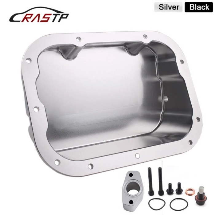 Aluminum Engine Oil Pan for 09-onNissan R35 GT-R VR38 CBA DBA LHD&RHD Deep Wet Sump Oil pickup exte
