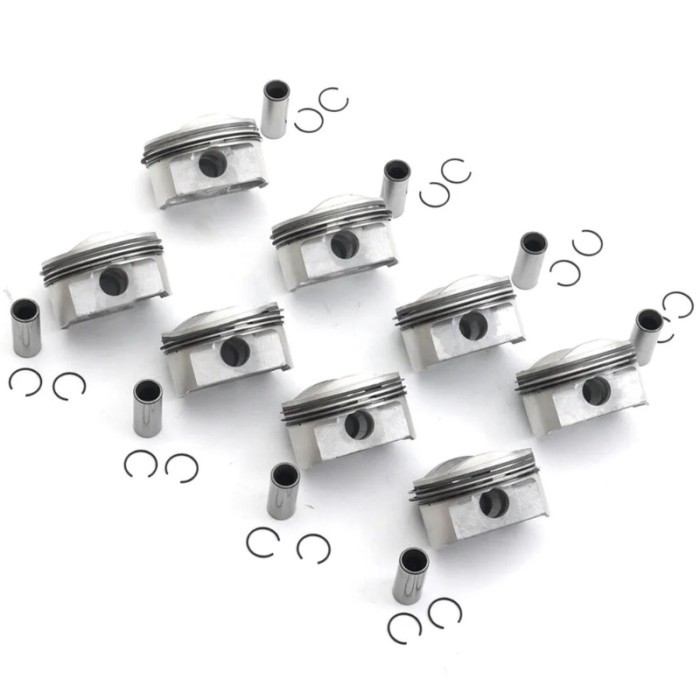 8pcs 079107065DC 07910066DC 079311327B Pistons Rings Set Φ84.5mm STD For VW Touareg AUDI S5 A6 A8 Q