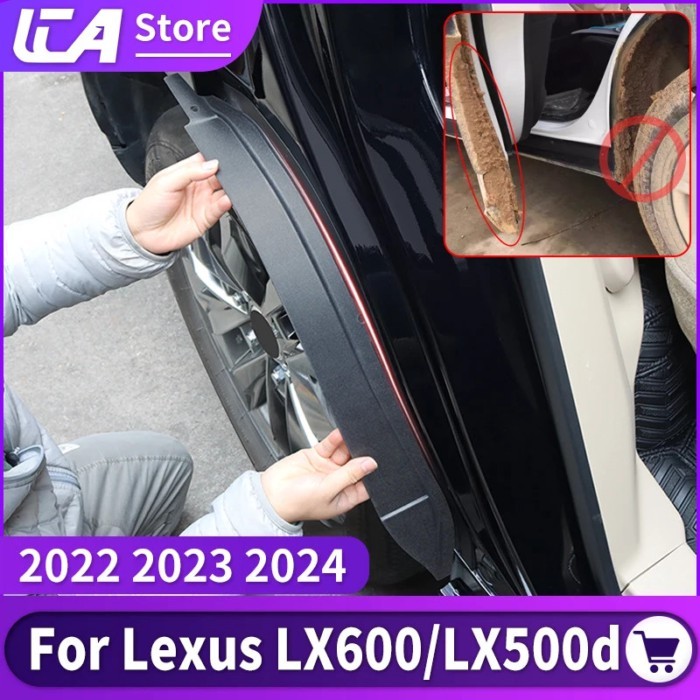 For 2021 2022 2023 2024 Lexus LX600 LX500d rear wheel fender lining LX 600 500d Exterior Upgraded m