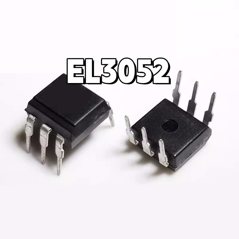 ยี่ห้อใหม่ EL3052 In-Line DIP6 10ma/600V ควบคุมซิลิคอนไดรฟ์ Optocoupler สีดํา