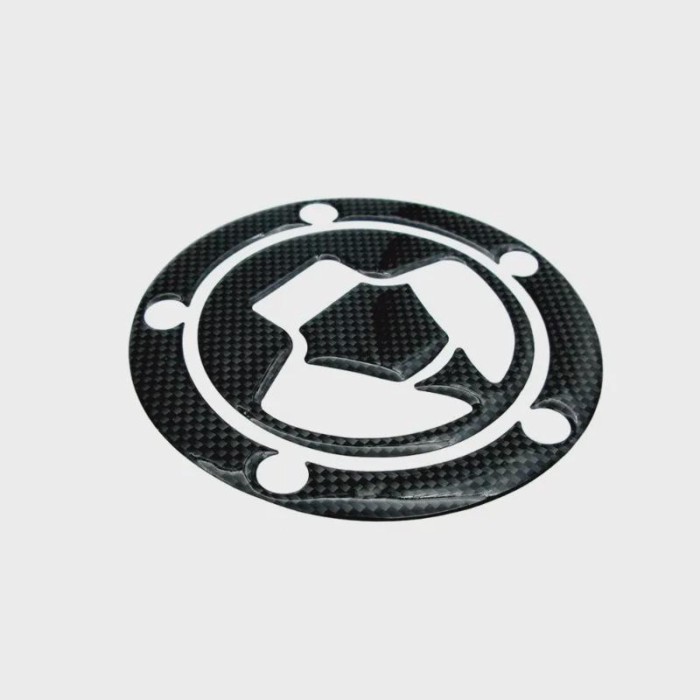 For Kawasaki Z Z1000 Z1000SX Z800 Z750 Z250 Racing Sticker Carbon Fiber Fuel Cap Fuel Tank Protecto