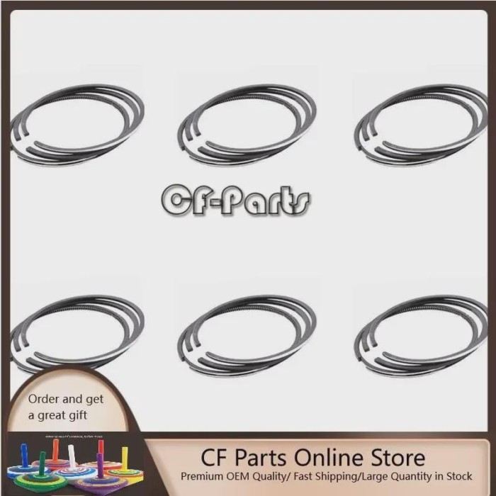 1 Set Piston Ring ME999717 for Mitsubishi 6D31 6D31T Engine