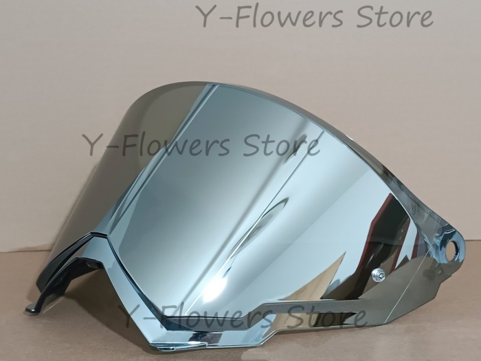 Helmet Visor For AGV AX9 AX-9 Motorcycle Accessories Helmet Sun Visor Glass goggles plating silver