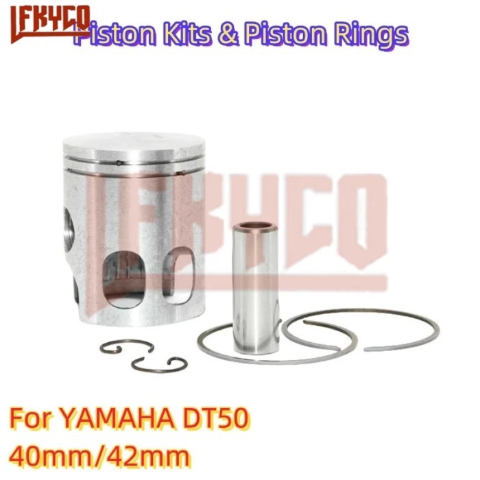 Engine Parts 40mm/41mm For YAMAHA RD DT 50 DT50 YZ50 RD50 FS1 TY50 DT50M DT50MX Piston Pin 12mm Rin