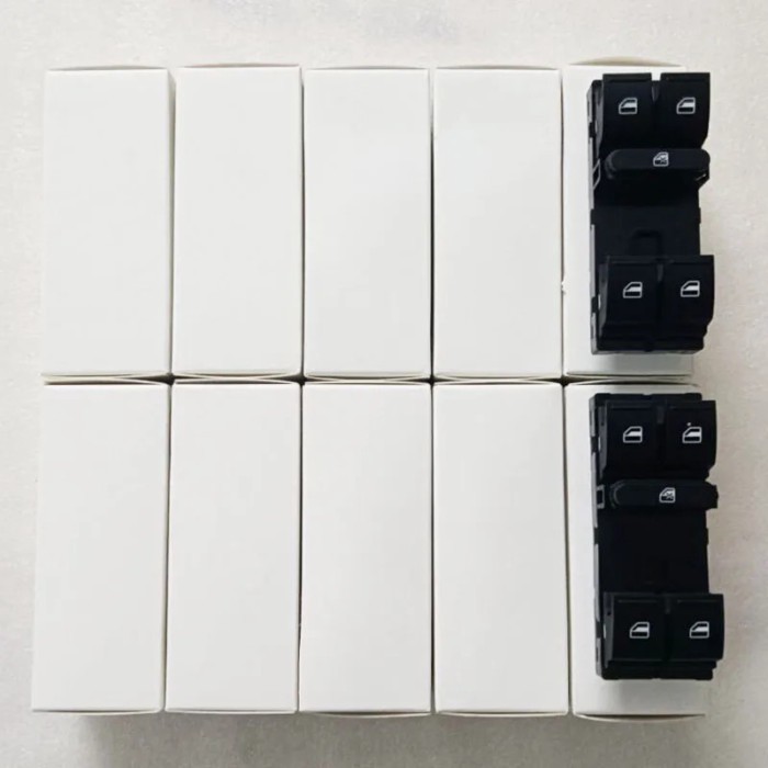 10PCS 1K4959857B 1K4 959 857B Master Power Window Switch for VW Amarok CC Golf Jetta Passat B6 B7 P