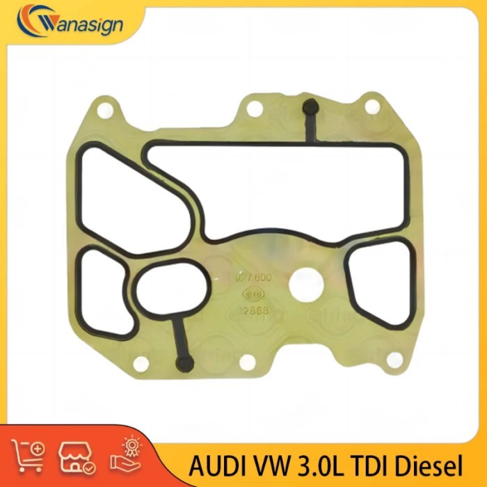 Oil Cooler Gesket for AUDI Volkswagen A4 S4 A5 S5 A6 A7 A8 Q5 Q7 Q8 AMAROK TOUAREG 3.0L V6 3.0 L T