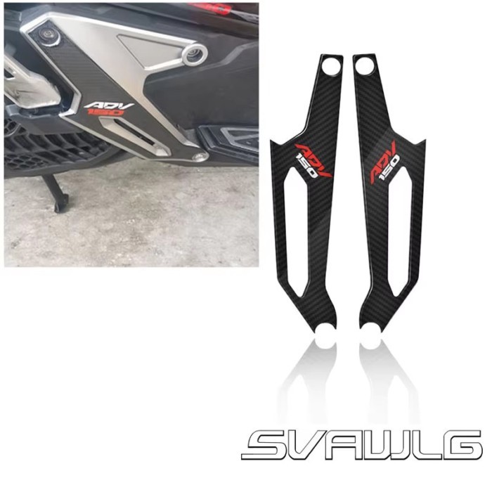 Sticker Protector 3M Decal Reflective font FootPedal Cover Stickers For  ADV150 adv 150 3D carbon f