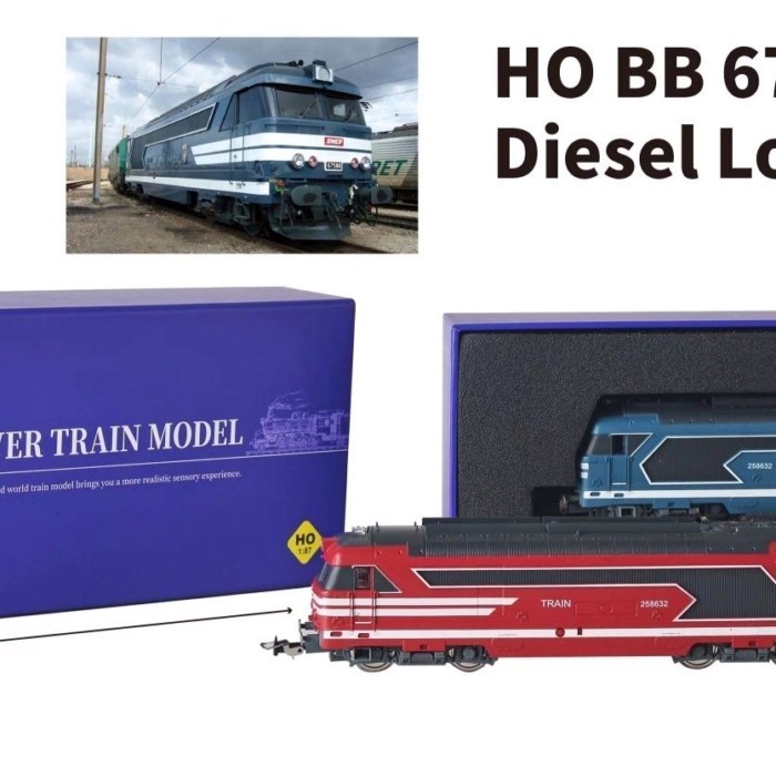 HANFIY Power ภายใน Combustion หัวรถจักร HO Scale 1/87 Power Train HO Scale รถไฟรุ่นยุโรปตะขอ