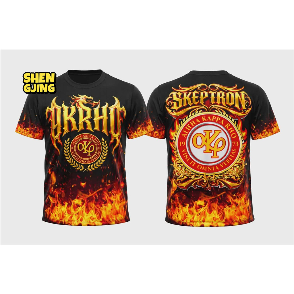 2026 ใหม่ 53nd ANNIVERSARY SKEPTRON Full Sublimation Dry-type TSHIRT AKP FRA Alpha Kappa Rho 1973 V3