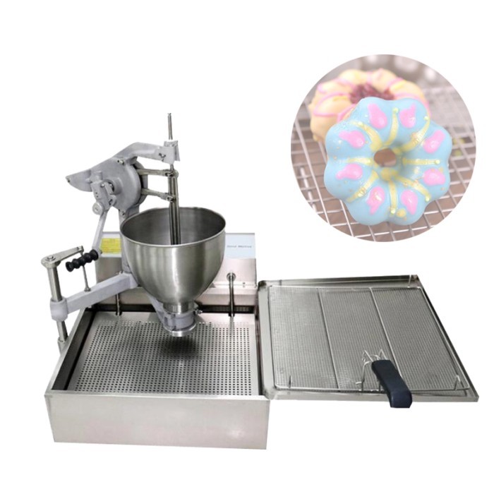 Electric Donut Fry Machine Ball Shape Mini Donuts Machine Cake Donuts Fryer Full Automatic Counting