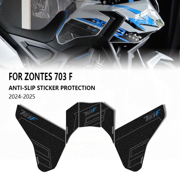 For Zontes 703F 703 F Adventure 2025 Motorcycle Accessories Fuel Tank Pad Stickers Protector Anti S