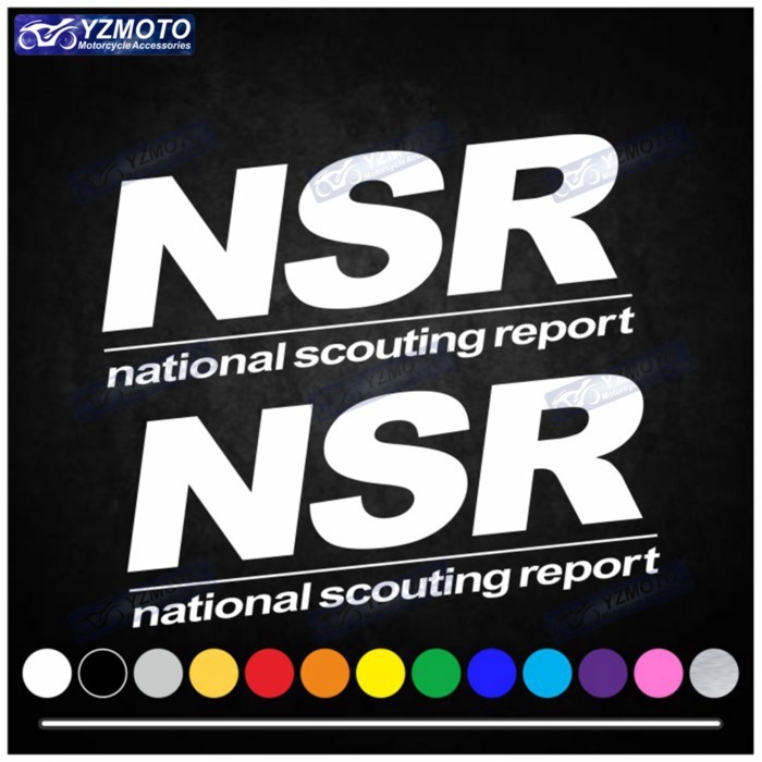 For Honda NSR NSR250R NSR125 Motorcycle Sticker Car Decal Decoration Fuel Tank Engine Logo Fairing