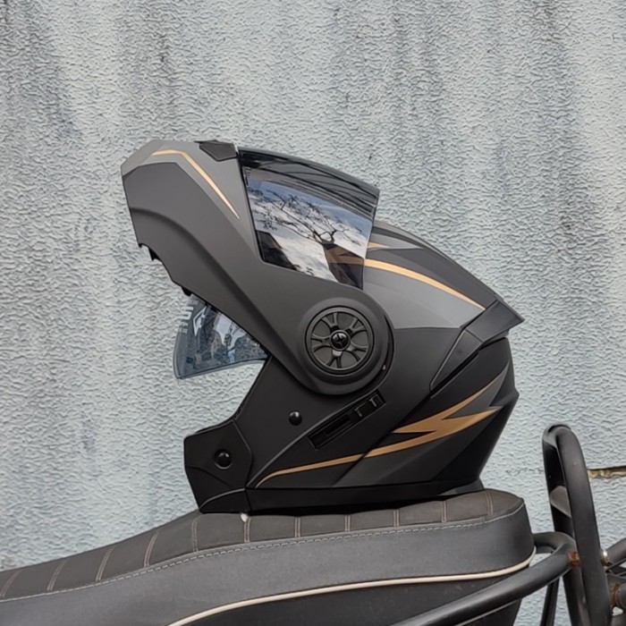 ORZ-161 Modular Flip Motorcycle Helmet Motocicleta Casco Double Sunshade Motorcycle Racing Helmet S