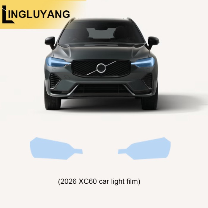 Suitable for Volvo headlight film XC60 headlight film protective film TPU car sticker decorative ac