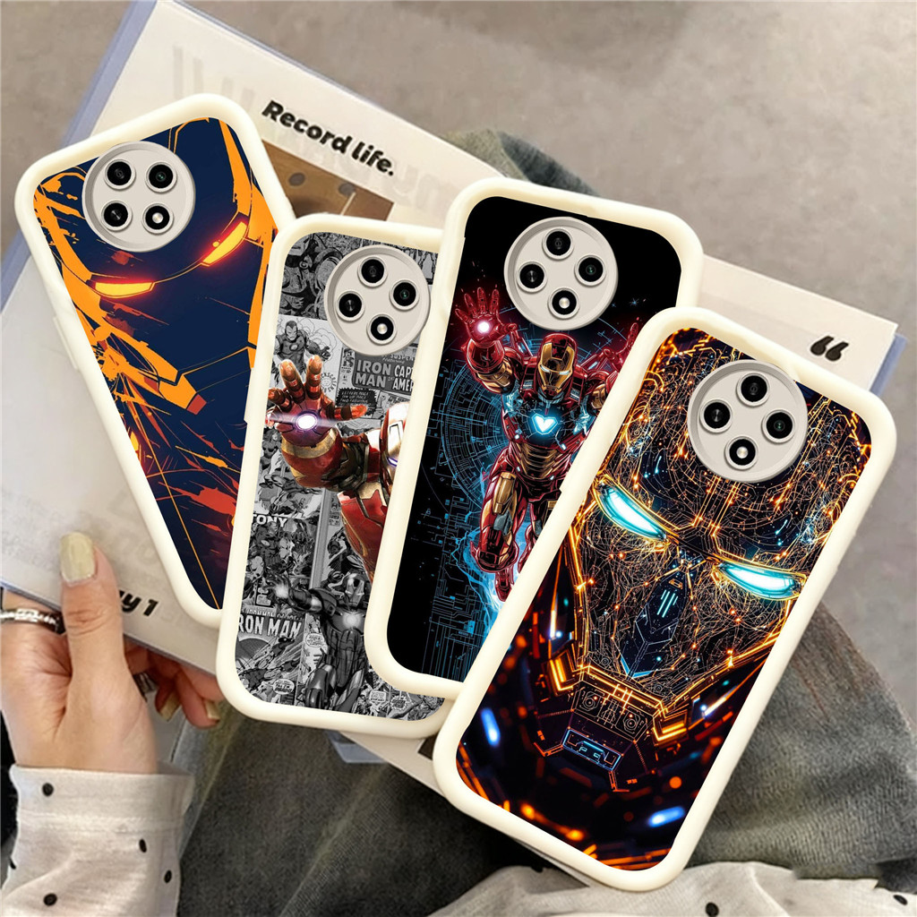 WA37 Marvel Iron Man สําหรับ Hp ชุบ Xiaomi Redmi POCO K60 M4 13C 13 10 A1 12 F6 10C F5 Ultra Pro 5G 