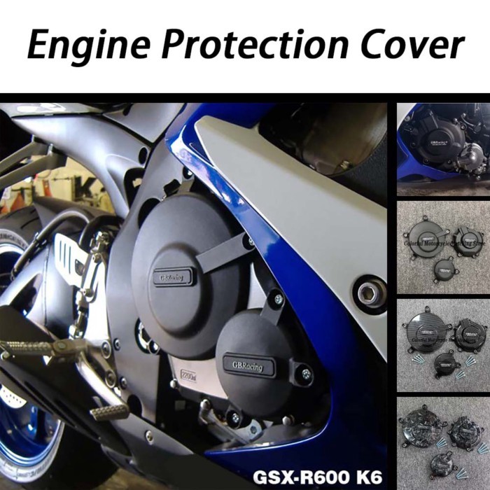 Motorcycles Engine Cover Protection Case For SUZUKI GSXR600 GSXR750 K6 - K9 & L0 - L9 2006 - 2025