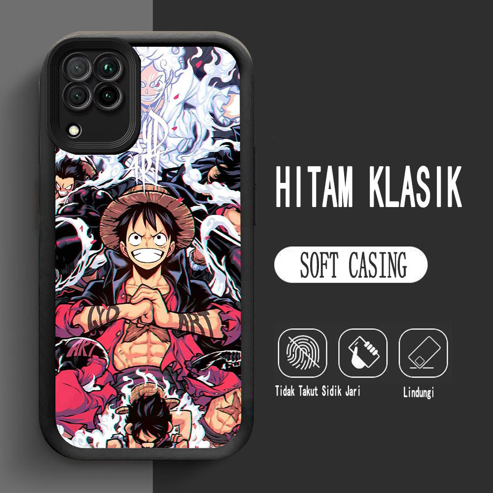 Y-13 เคสซิลิโคนลูฟี่ชิ้นเดียวสําหรับเคส Samsung Galaxy A12 A22 5G