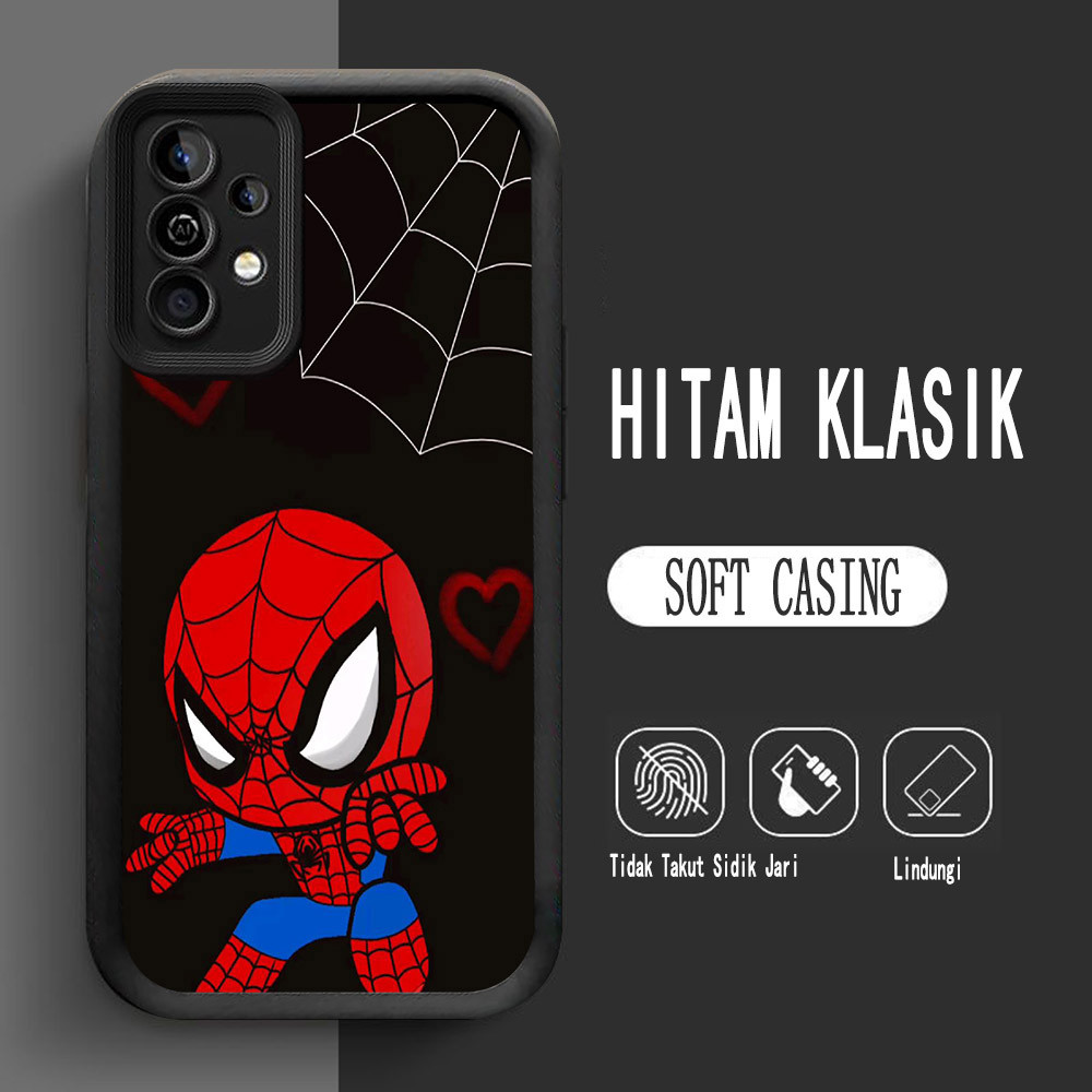 Y-2 เคสซิลิโคน Spider-Man สําหรับ Samsung S25 Ultra S21 M15 A55 S24 FE 5G Case