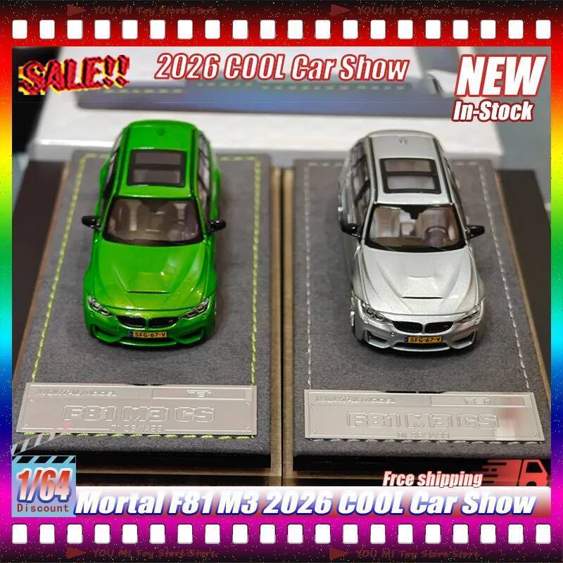 Mortal 1:64 The F81 M3 Cs Touringจําลองรถรุ่นจําลองสะสมที่กําหนดเองของเล่นเด็กGfitรถขนาดเล็ก