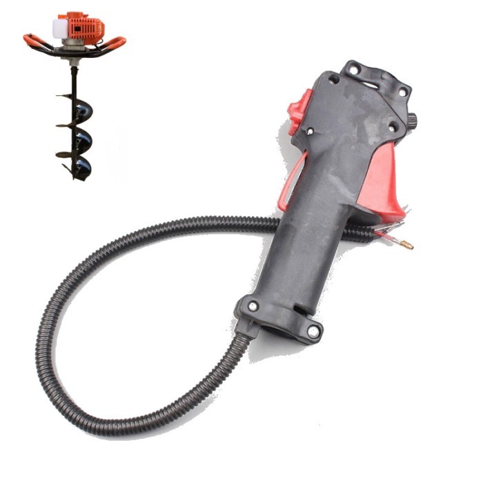 Throttle Cable Handle Trigger On Off Kill Switch 48F 1E48F 63cc Earth Auger Drill Strimmer Brush Cu