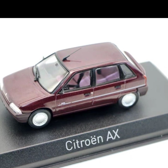 ฝรั่งเศส Nowell 1/43 Citroen AX Spot 1995 Citroen AX โมเดลรถตกแต่ง Out of Print Car Model