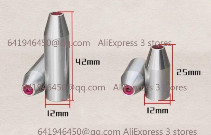 Ceramic Electrode Pipe Guide 12*42mm for WEDM Drilling Machine High Quality Ruby Pipe Guide Electro