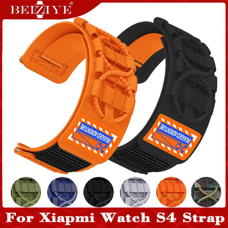 C New Nylon Band For Xiaomi Watch S4 สายนาฬิกาข้อมือไนล่อน Wristband Sport Watch Strap Mi Watch S4