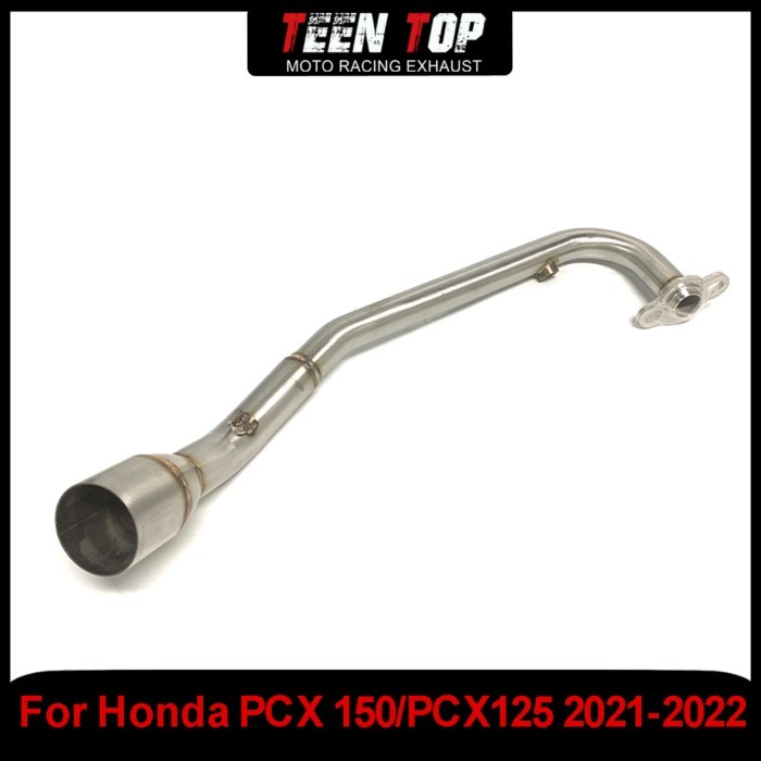 Motorcycle Exhaust Front Link Pipe For Honda PCX150 PCX125 Exhaust Elbow Stainless Steel Connection