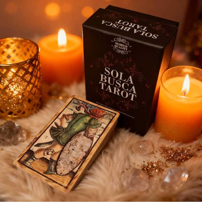 So Busca Tarot Retro ไพ่ทาโรต์ Carlo Card Pan Marseille Replica Card