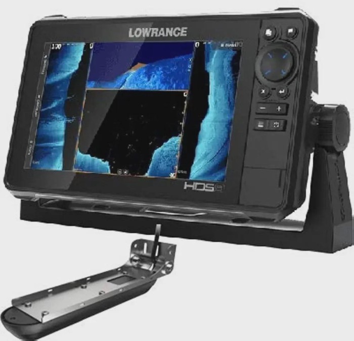 (NEW DISCOUNT)  Lowrance HDS-9 Live with Active Imaging 3-in-1 Transom Mount Transducer & C-MAP Pro