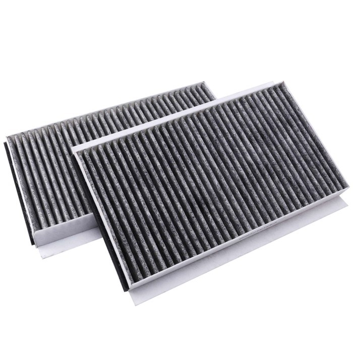 A48M-Professional 2Pcs Cabin Air Filter 64319171858 for-BMW 5 6 E60 E61 E63 E64 520D 523I 525I 530D