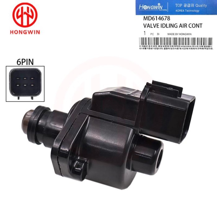 MD614678 Idle Air Control Valve For Mitsubishi Montero Sport Diamante 3.0L 3.5L  AC249,MD628059,E9T