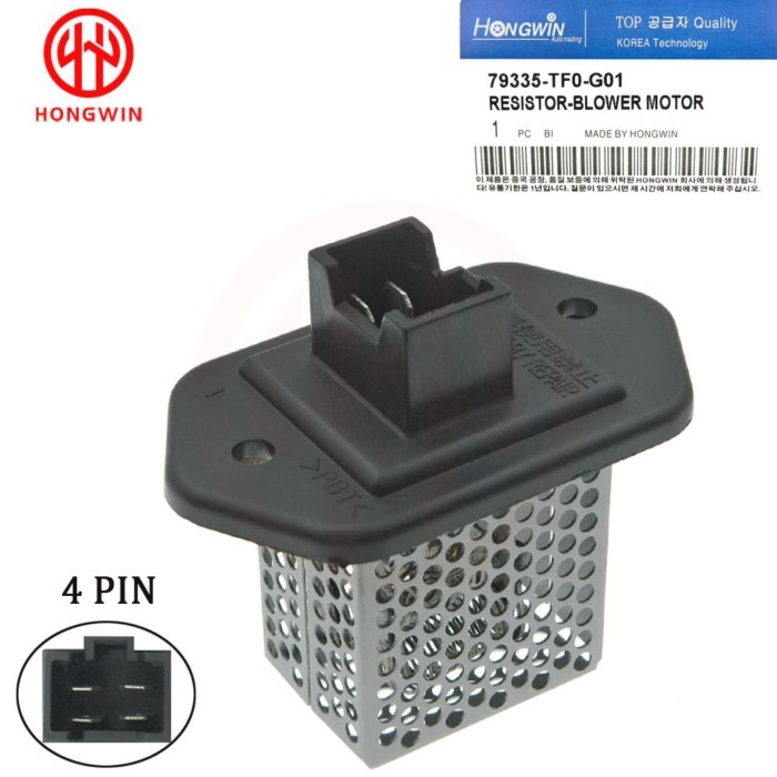 79335TF0G01 79335-TF0-G01 New Front A/C Radiator Fan Blower Motor Resistance For Honda Fit 1.5L L4