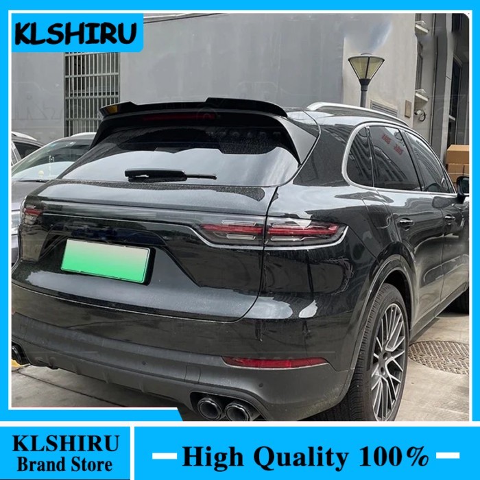 Car Spoilers ABS Plastic Rear Spoiler Lip Tailgate Spoiler For Porsche Cayenne 9Y 9Y0 2018 2019 202