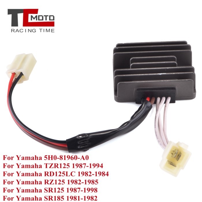 5H0-81960-A0 Rectifier Regulator For Yamaha TZR125 RD125LC RZ125 SR125 SR185 1981-1994 For TZR RZ S