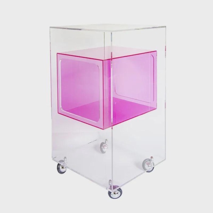 Hot sales Acrylic Salon Trolleys Beauty Salon Tool Trolley Auxiliary Cosmetics Shelf Floor Bathroom