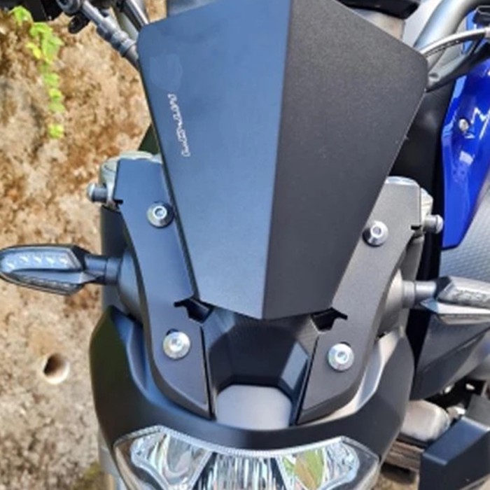 MT 07 FZ-07 Motorcycle Windshield Windscreen Motorbike wind shield Black For Yamaha MT07 MT-07 FZ 0