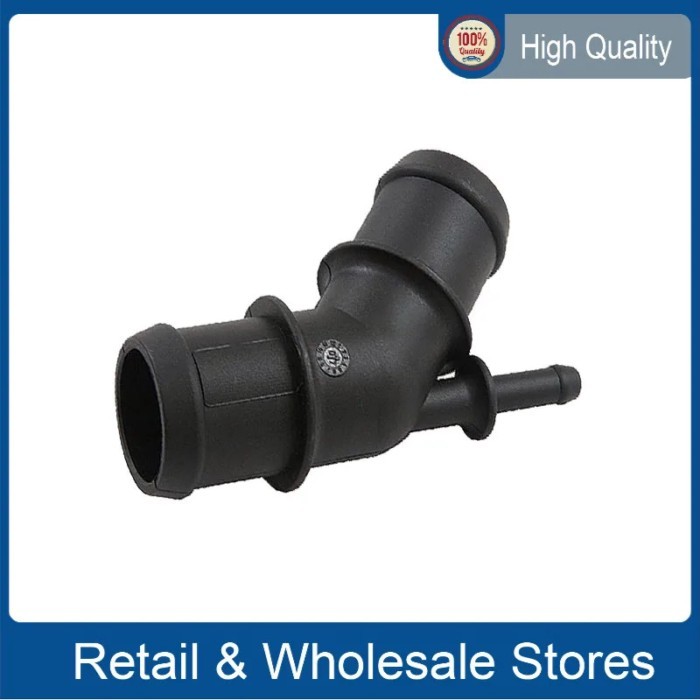 Radiator Coolant Hose Connector 1J0121087B for VW Golf Jetta Passat Beetle EOS 1J0121087B 1J0 121 0
