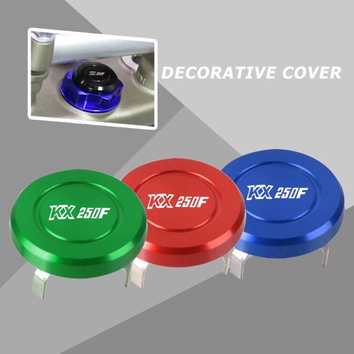 Motorcycle Steering Stem Nut Cap Cover For kawasaki KX250F KX 250F KX 250 F kx250f kx 250f kx 250 f