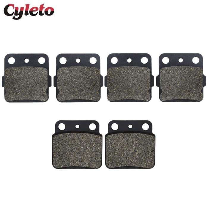 Cyleto Motorcycle Front and Rear Brake Pads for ARCTIC CAT DVX400 DVX 400 Sport TS 2x4 2004 2005 20