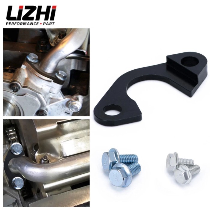 Oil Pump Pickup Girdle Tube Endform Hold Down Brace Retainer Updated 2 Bolt for 97-14 LS Engine LS1