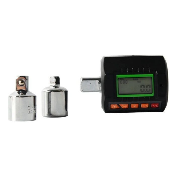 Electronic digital torque gauge,  wrench, conversion head, meter, torque head, 0.9-340Nm head