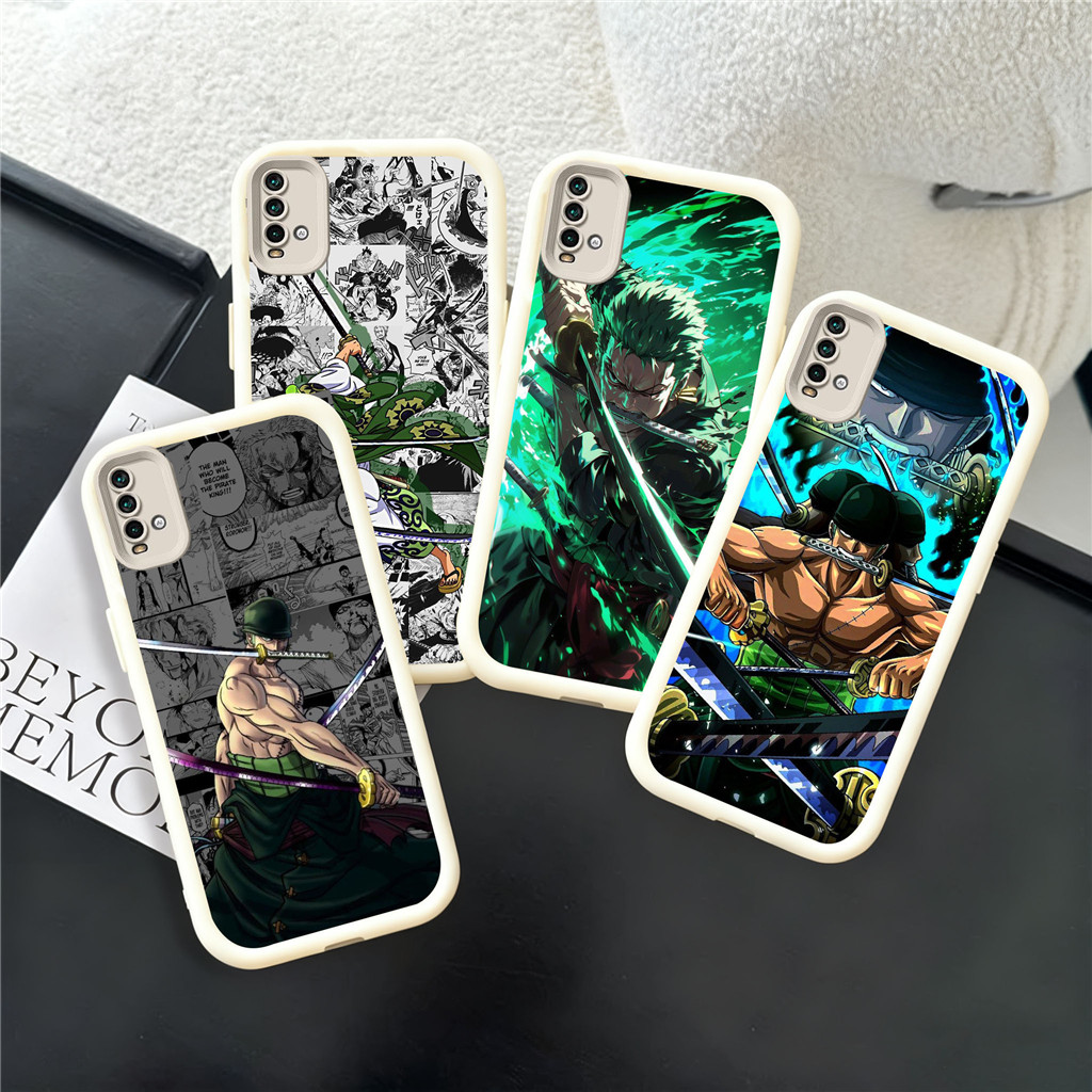 WC25 One Piece ZoroปลอกสําหรับHpชุบXiaomi Redmi PocoหมายเหตุA3X NFC A2 C61 13T 10T M5S A3 11SE A1 9C