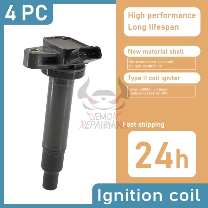4pcs New High Quality 9091902230 90919-02230 ignition coil for Engine Code 1G-FE 1UZ-FE 2UZ-FE 3UZ-