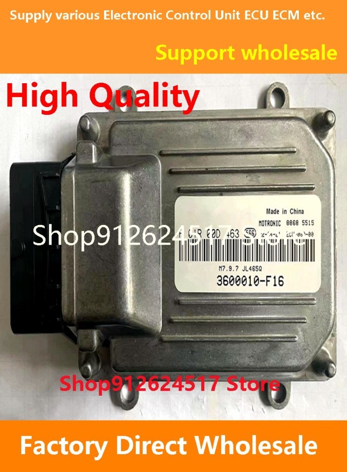 ECU F01R00D463 F01RB0D463 3600010-F16 JL465Q  Engine Computer Board Electronic Control Unit M7 Comp