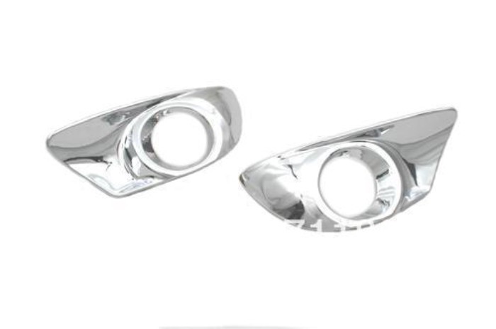 Car Styling Chrome Front Fog Light Cover For Toyota Verso MPV