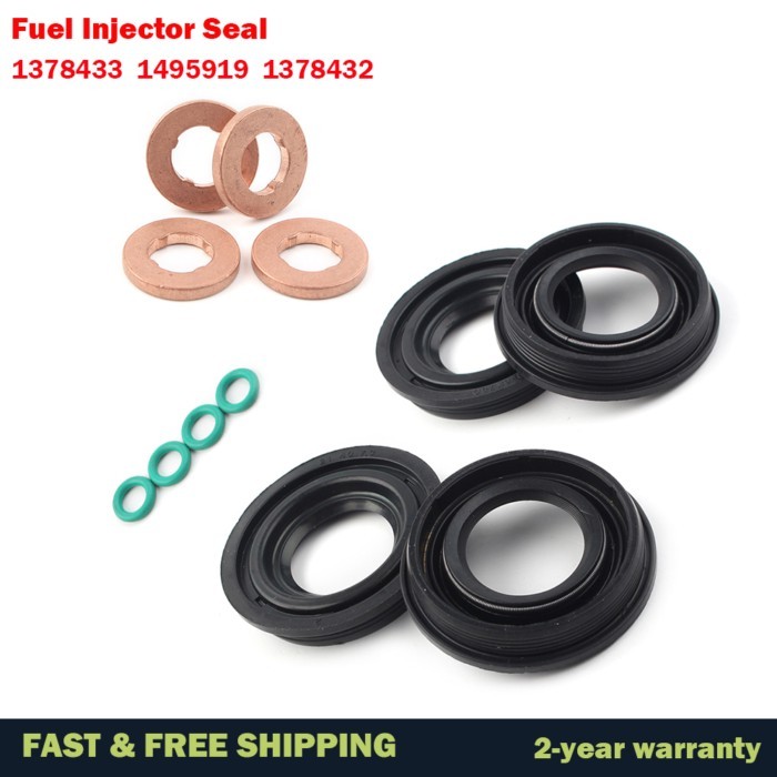 Fuel Injector Seal+Washer+O Ring Set For Citroen Relay 2010-2017 Ford Transit Mk6 Mk7 Peugeot 2.2 H