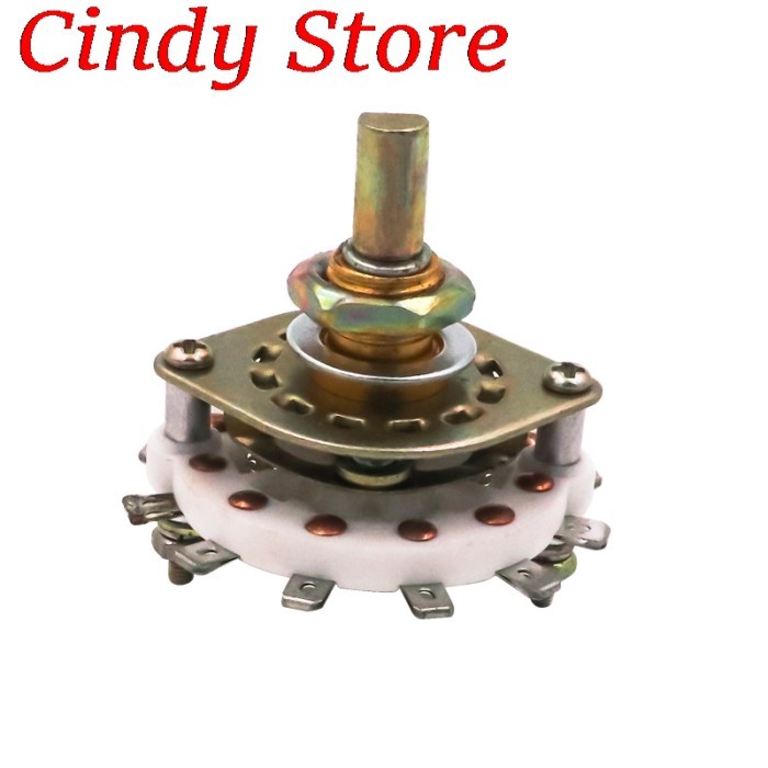1PC Selectable 1 Deck Band Channel Rotary Switch Selector 1P6T 2P5T 1P7T 4P2T 1P5T 2P2T 2P4T 1P9T 3
